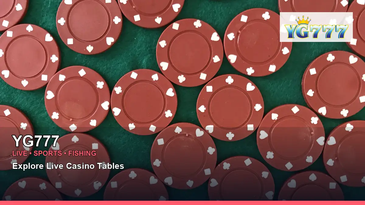 YG777 live casino tables for Philippine players